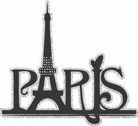 PARIS 2 EIFFEL TOWER - LASER DIE CUT