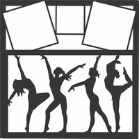 DANCE - 12 X 12 SCRAPBOOK OVERLAY