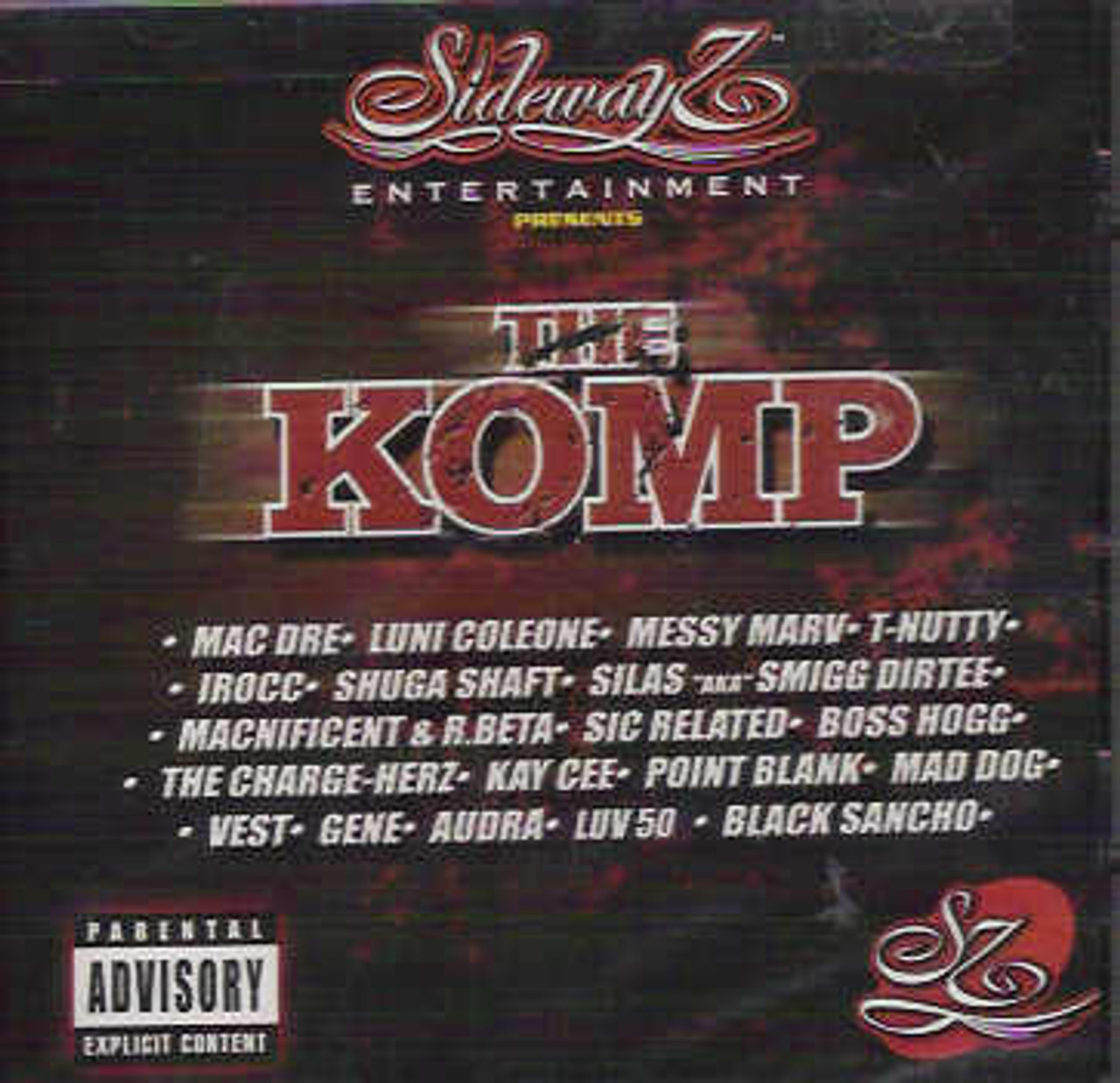 T-Nutty Messy Marv G-LUV G-RAP BAYAREA G FUNK RAP CD