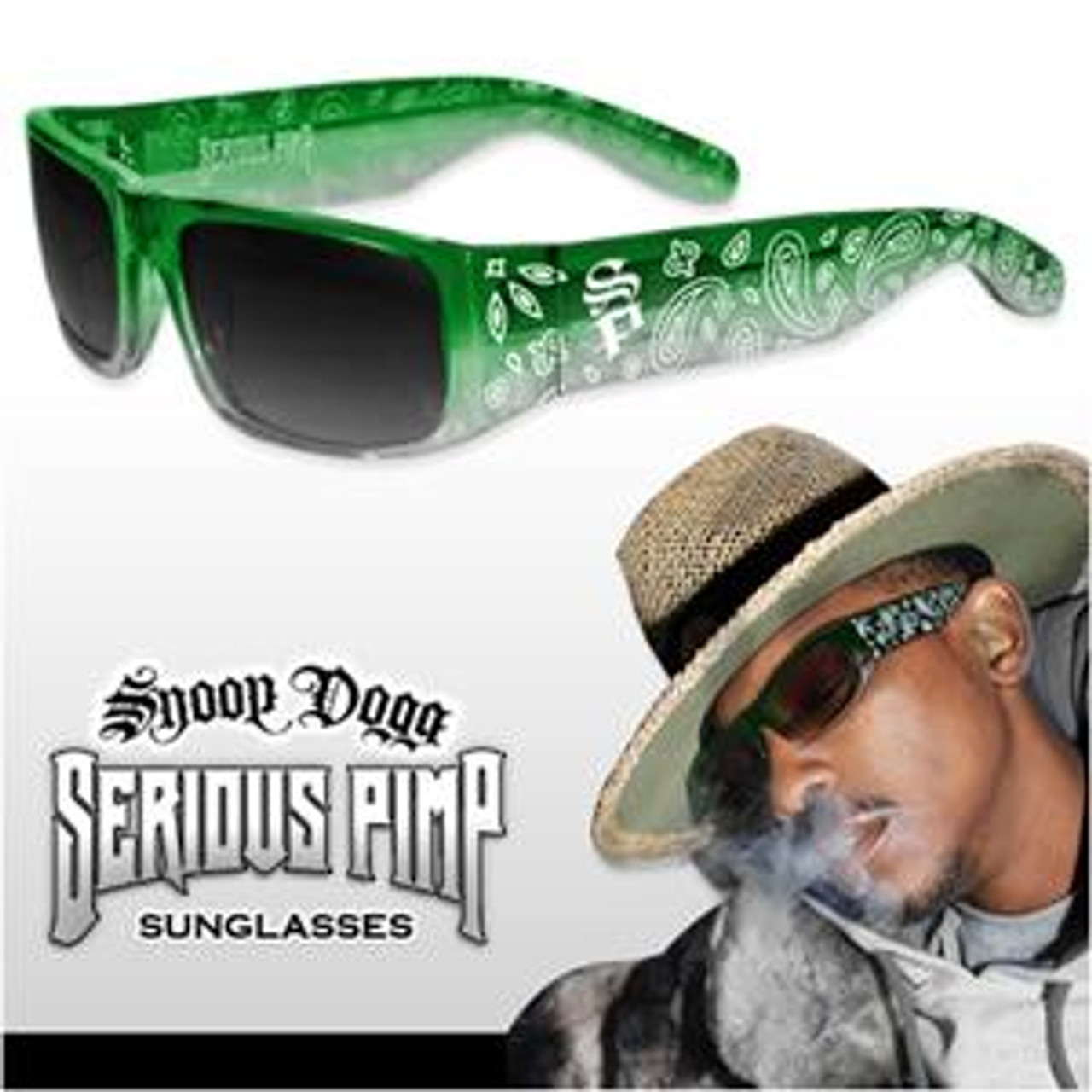 hiphopSerious Pimp OG BANDANA サングラス snoop dogg