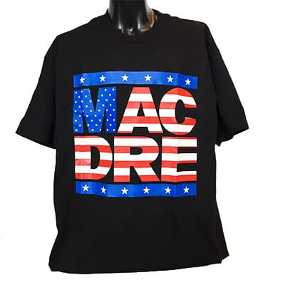 Mac Dre Clothing - Dre Day Flag Black T-Shirt