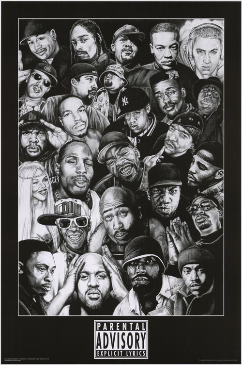 Various Hip-Hop Rap Gods Poster