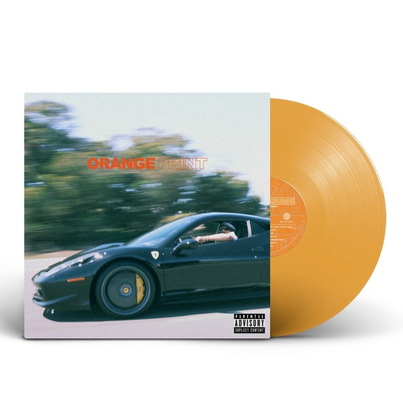 Larry June - Orange Print (Transparent Orange) Vinyl Record