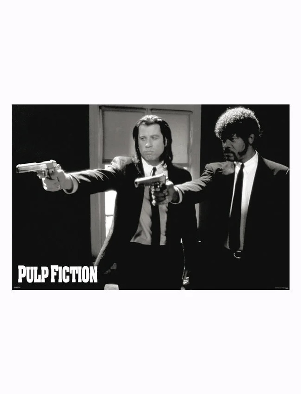 Pulp Fiction Duo Guns Poster