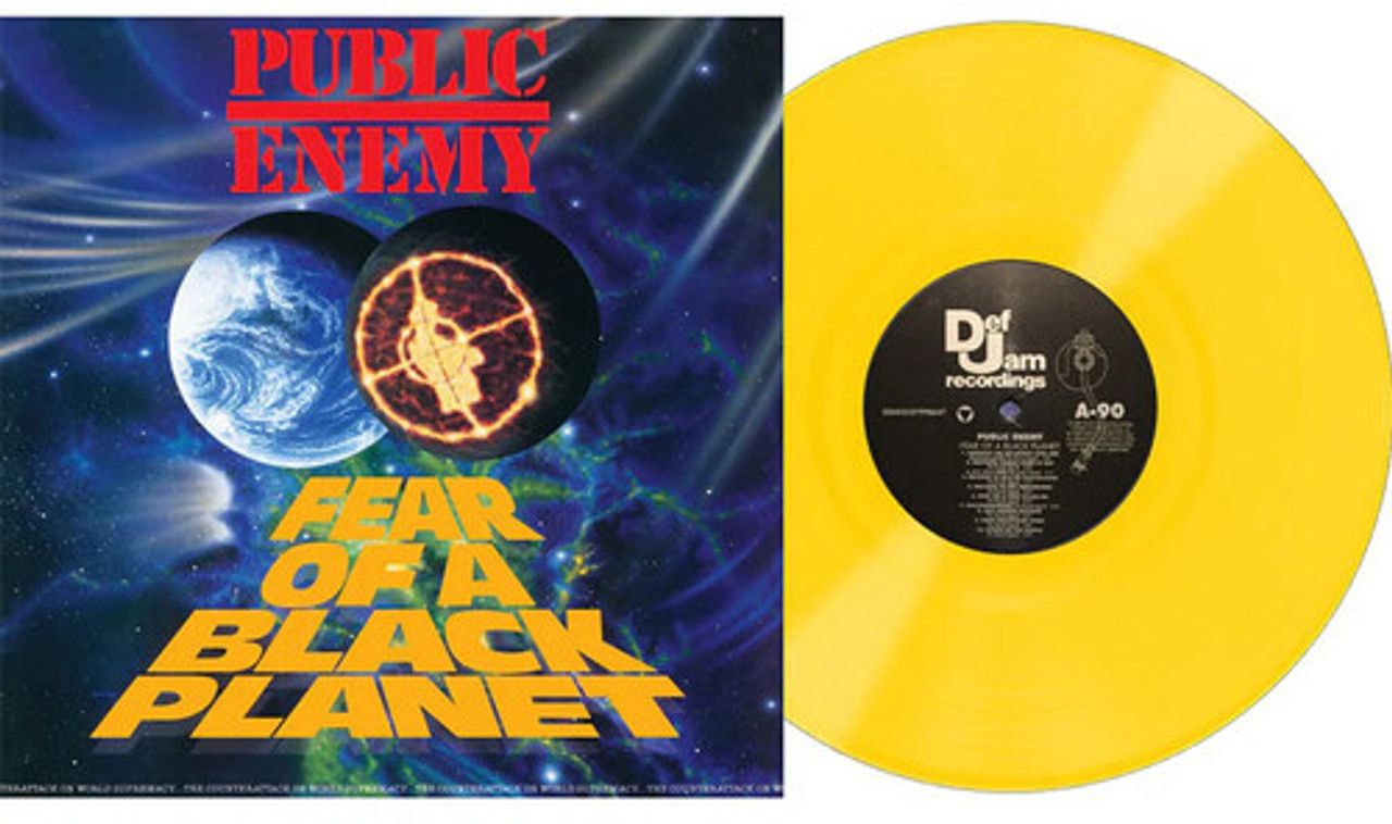 Public Enemy - Fear of a Black Planet (Yellow) Vinyl Record