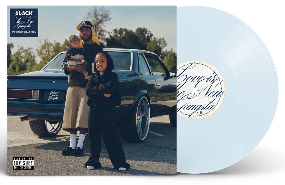 6LACK - Love is the New Gangsta Vinyl Record (Midnight Clear Alt