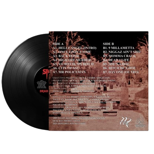 Sicx - Dead 4 Life Vinyl Record