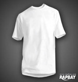 T-Shirt - White Plain Tall-T