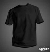 T-Shirt - Plain Black Comfort Short Sleeve Shirt