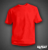 T-Shirt - Plain Red Comfort Short Sleeve Shirt