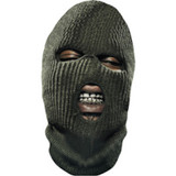 Black Pull Over Knit Ski Mask