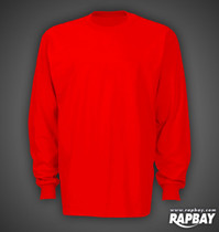 Blank Red Longsleeve Shirt