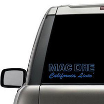 Mac Dre - California Livin' Text Clear Sticker