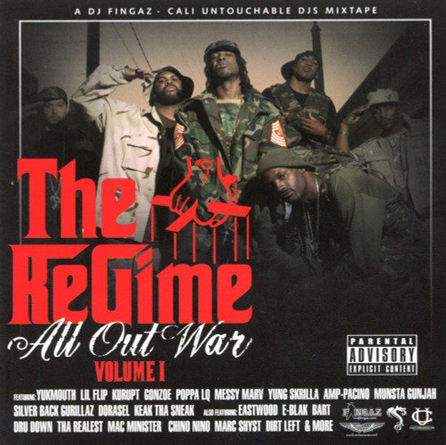 Yukmouth's Regime - All Out War Vol. 1 Mix CD
