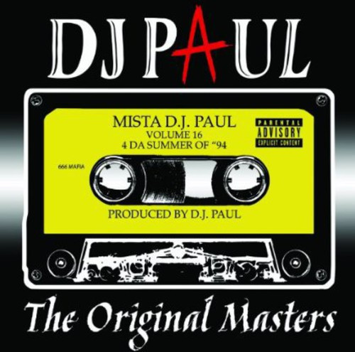 DJ Paul - Vol. 16 The Original Masters Vinyl Record