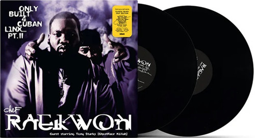 Raekwon - Only Only Built 4 Cuban Linx... Pt. II (Black) Vinyl Record Raekwon - Only Only Built 4 Cuban Linx... Pt. II (Black) Vinyl Record