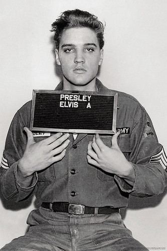 Elvis Presley - Army Enlistment Poster Elvis Presley - Army Enlistment Poster