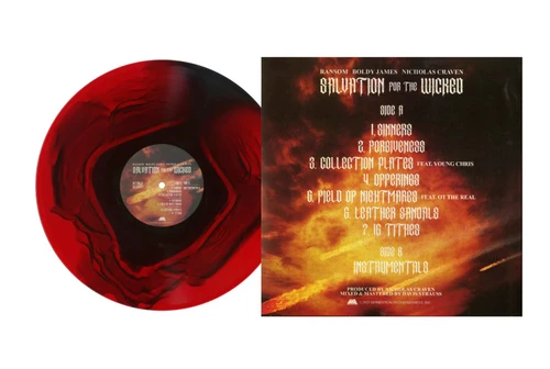 Ransom, Boldy James & Nicholas Craven - Salvation For The Wicked (Red Ripple) Vinyl Record
