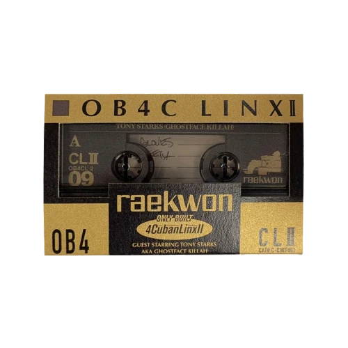 Raekwon - Only Built 4 Cuban Linx... Pt. II (Blank Tape Edition) Cassette Tape