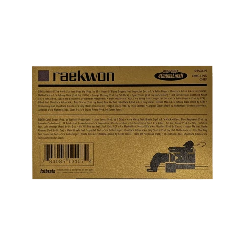 Raekwon - Only Built 4 Cuban Linx... Pt. II (Blank Tape Edition) Cassette Tape