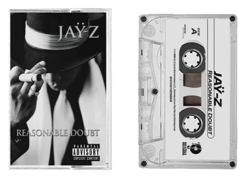 Jay-Z - Reasonable Doubt Cassette Tape