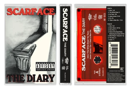 Scarface - The Diary (Red) Cassette Tape