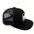 Mac Dre - White Much Love Andre Signature Logo Black Mesh Snapback Hat