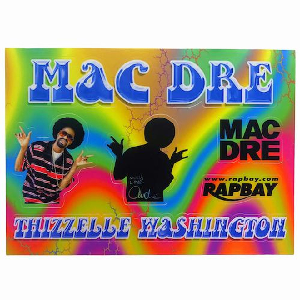 Mac Dre Thizzelle Washington Sticker Sheet (6 Stickers) Mac Dre Thizzelle Washington Sticker Sheet (6 Stickers)