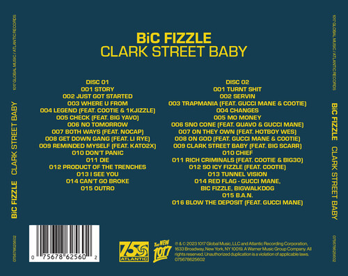 Bic Fizzle - Clark Street Baby CD