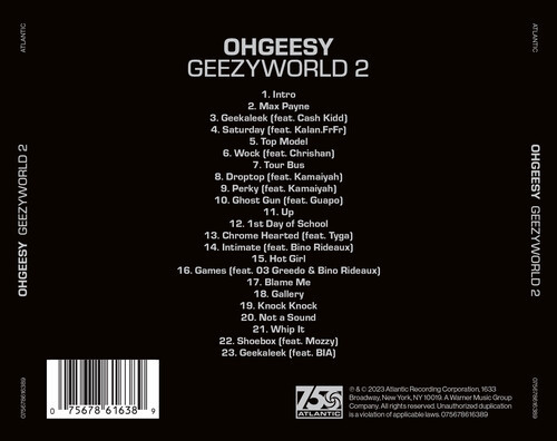 OhGeesy - Geezyyworld 2 CD