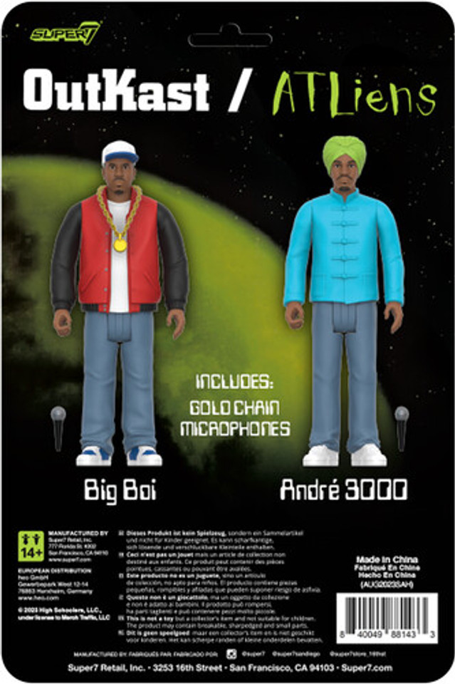 Outkast (Big Boi & Andre 3000) - ATLiens Action Figures