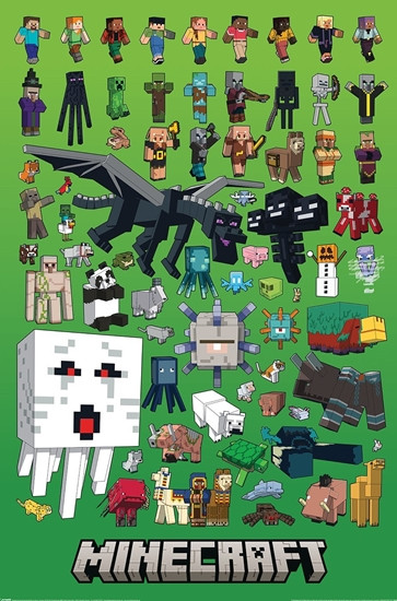 Minecraft Character Poster