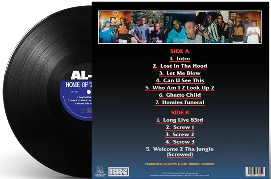 AL-D –  Of The Free LP レコード Al-D - Home of The Free Vinyl Record