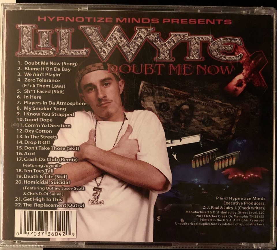 Lil Wyte - Doubt Me Now CD