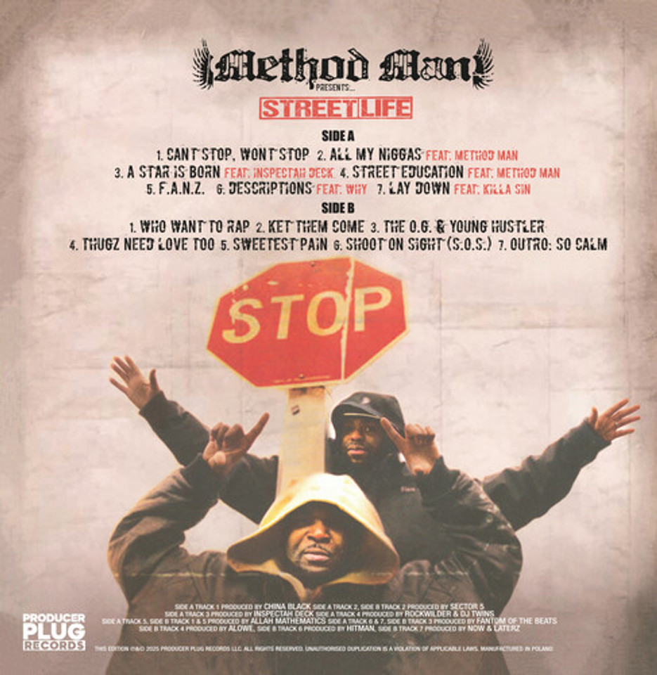 Method Man Presents Street Life - Street Education (20th Anniversary) Yellow Vinyl Record Method Man Presents Street Life - Street Education (20th Anniversary) Yellow Vinyl Record