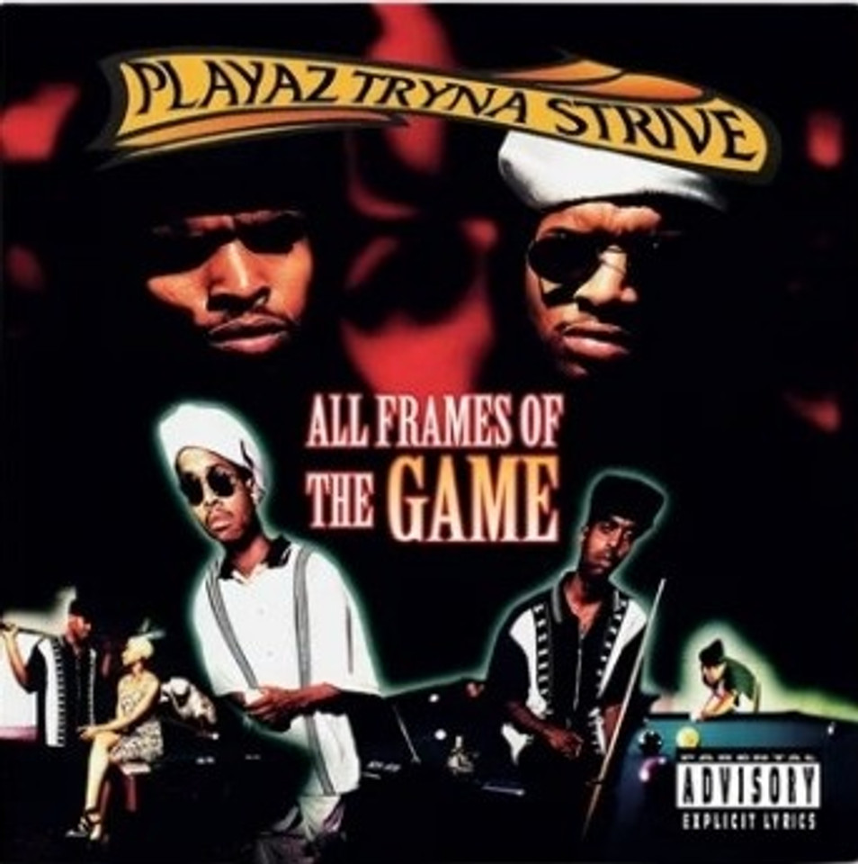 Playaz Tryna Strive - All Frames of The Game (Marble) Vinyl Record Playaz Tryna Strive - All Frames of The Game (Marble) Vinyl Record