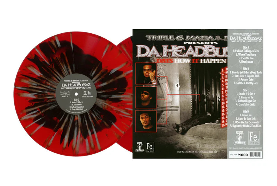 Three 6 Mafia & Fiend - Da Headbussaz Vinyl Record