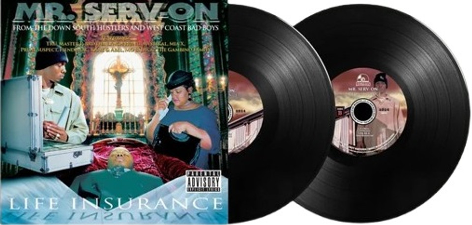 Mr. Serv-On - Life Insurance (Black) Vinyl Record Mr. Serv-On - Life Insurance (Black) Vinyl Record