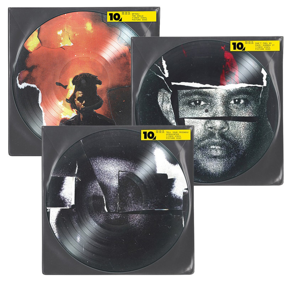 The Weeknd - (Package Deal) The Hills, Cant' Feel, Your Friend 7" Vinyl Record