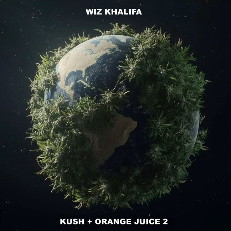 Wiz Khalifa - Kush & Orange Juice 2 (Black/Gold) Vinyl Record