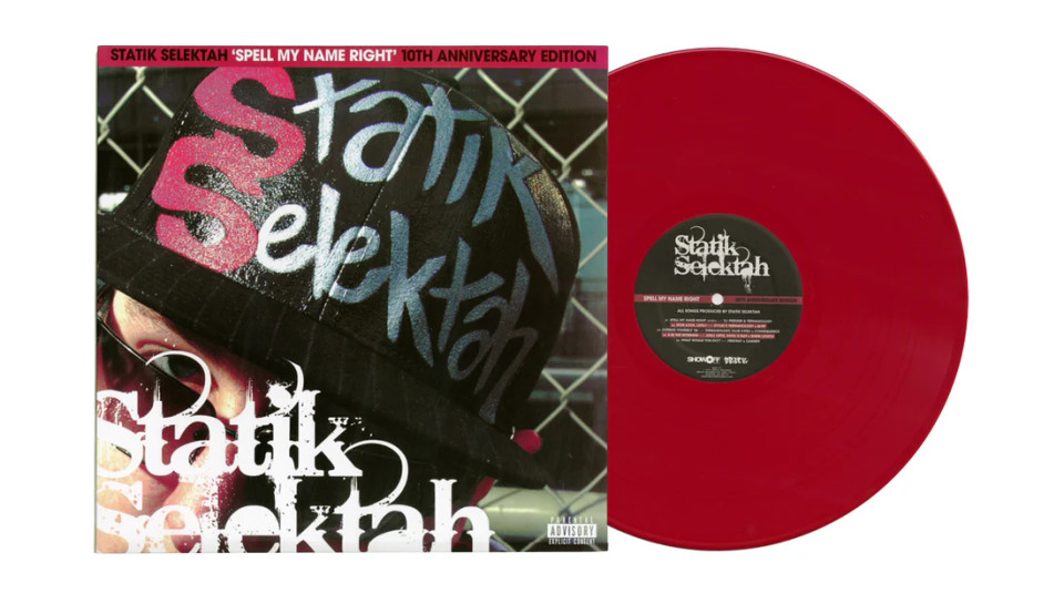 Statik Selektah - Spell My Name Right (Red) Vinyl Record