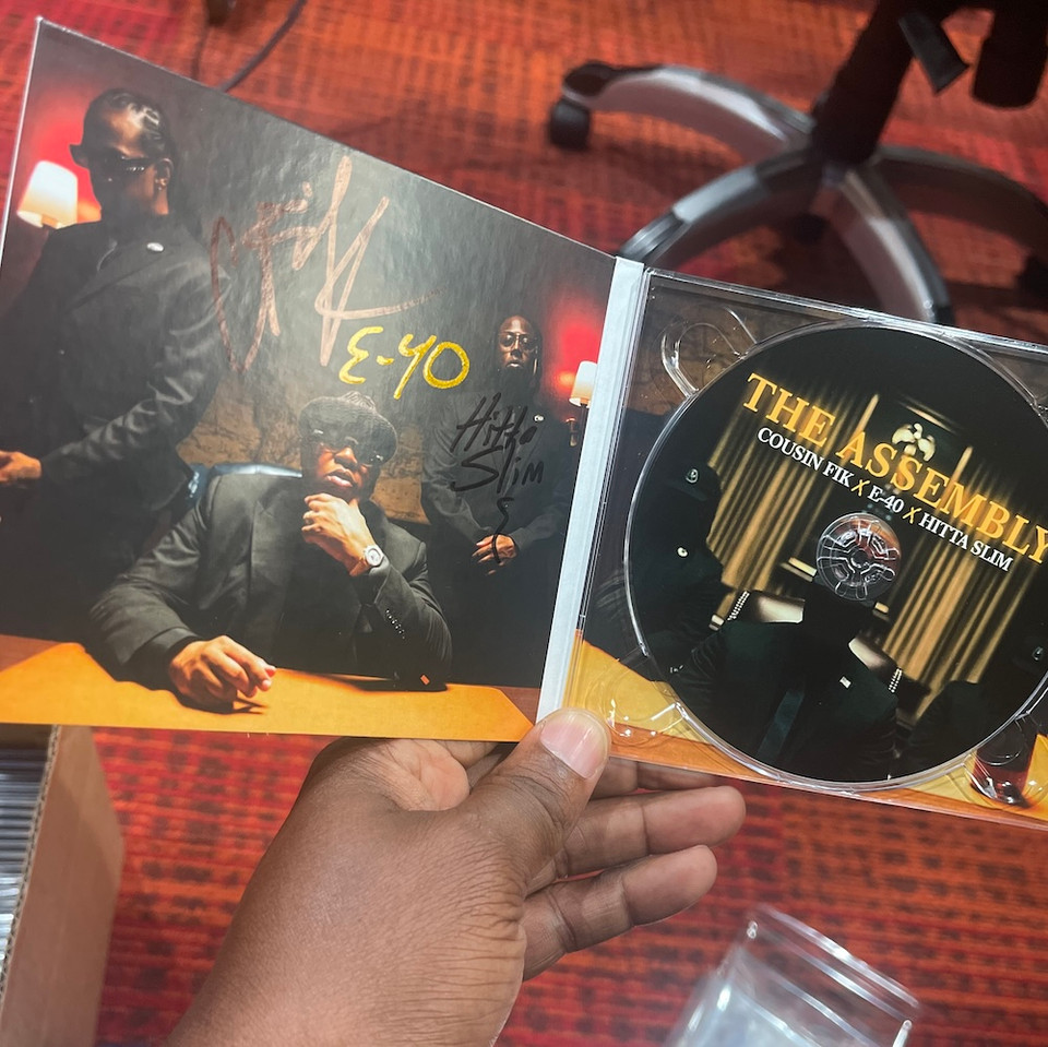 Cousin Fik, E-40 & Hitta Slim - The Assembly (Autographed) CD