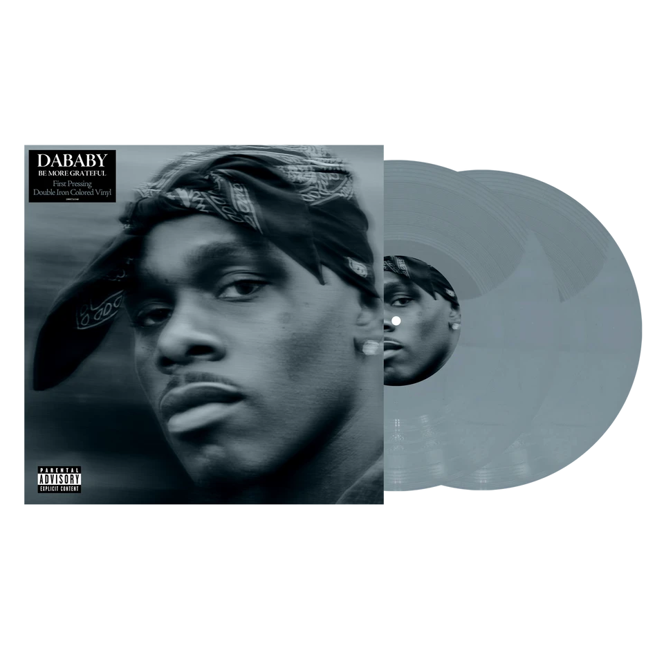 DaBaby - BE MORE GRATEFUL (Iron Colored) Vinyl Record