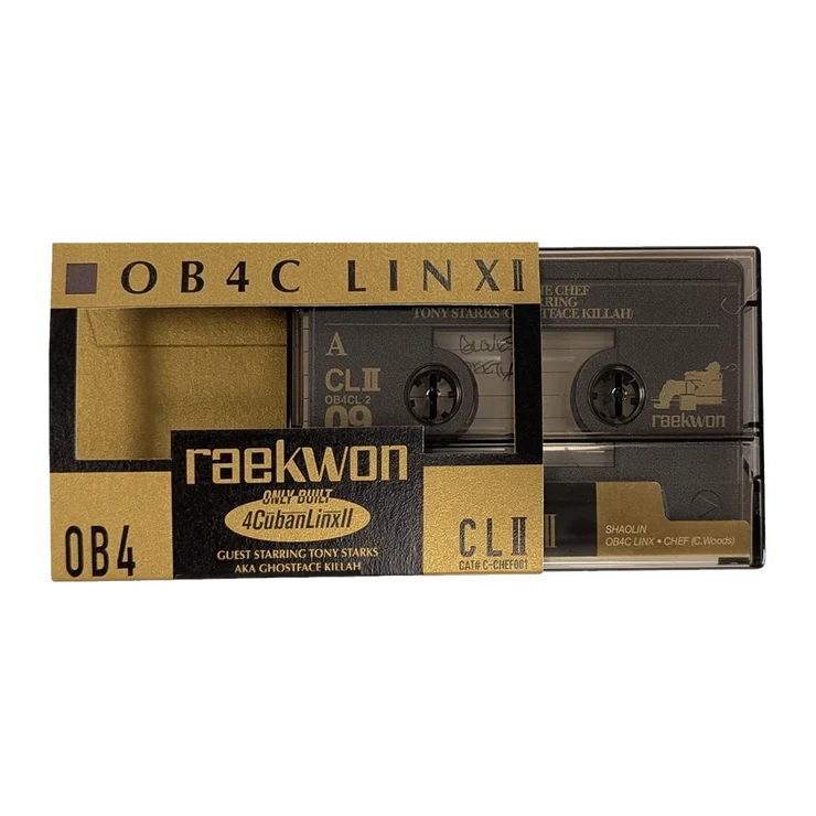 Raekwon - Only Built 4 Cuban Linx... Pt. II (Blank Tape Edition) Cassette Tape