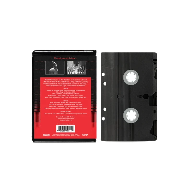 Raekwon - Shaolin vs. Wu Tang (15th Anniversary) Cassette Tape