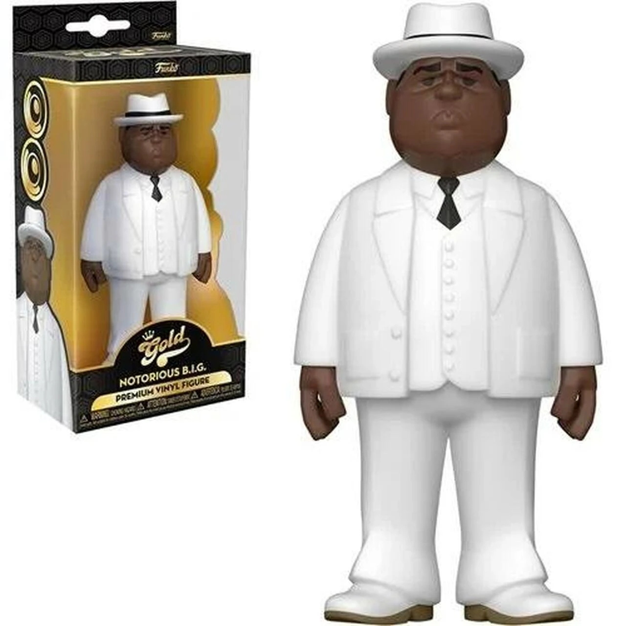 Notorious B.I.G. (Biggie Smalls) - Funko White Suit 5-Inch Vinyl Gold Figure