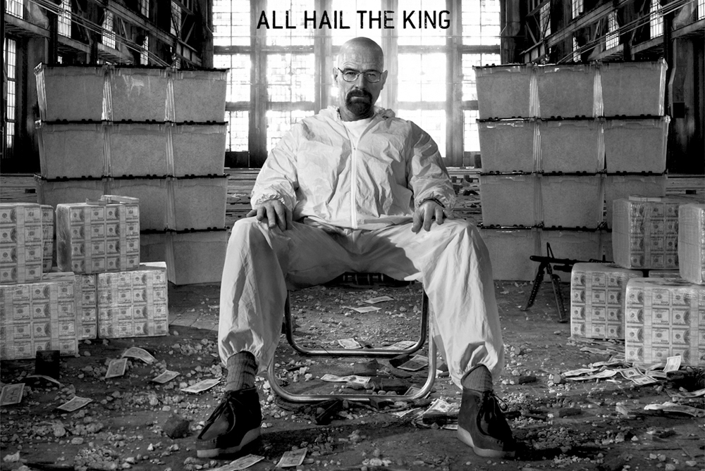 Breaking Bad All Hail The King Poster