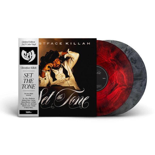 【当時もの】Ghostface Killah 2枚組アナログ盤 送料込み Ghostface Killah - Set The Tone (Guns & Roses) [Marble] Vinyl Record