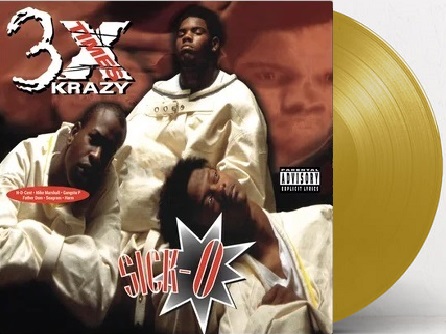 3x Krazy - Sick-O (Gold) Vinyl Record