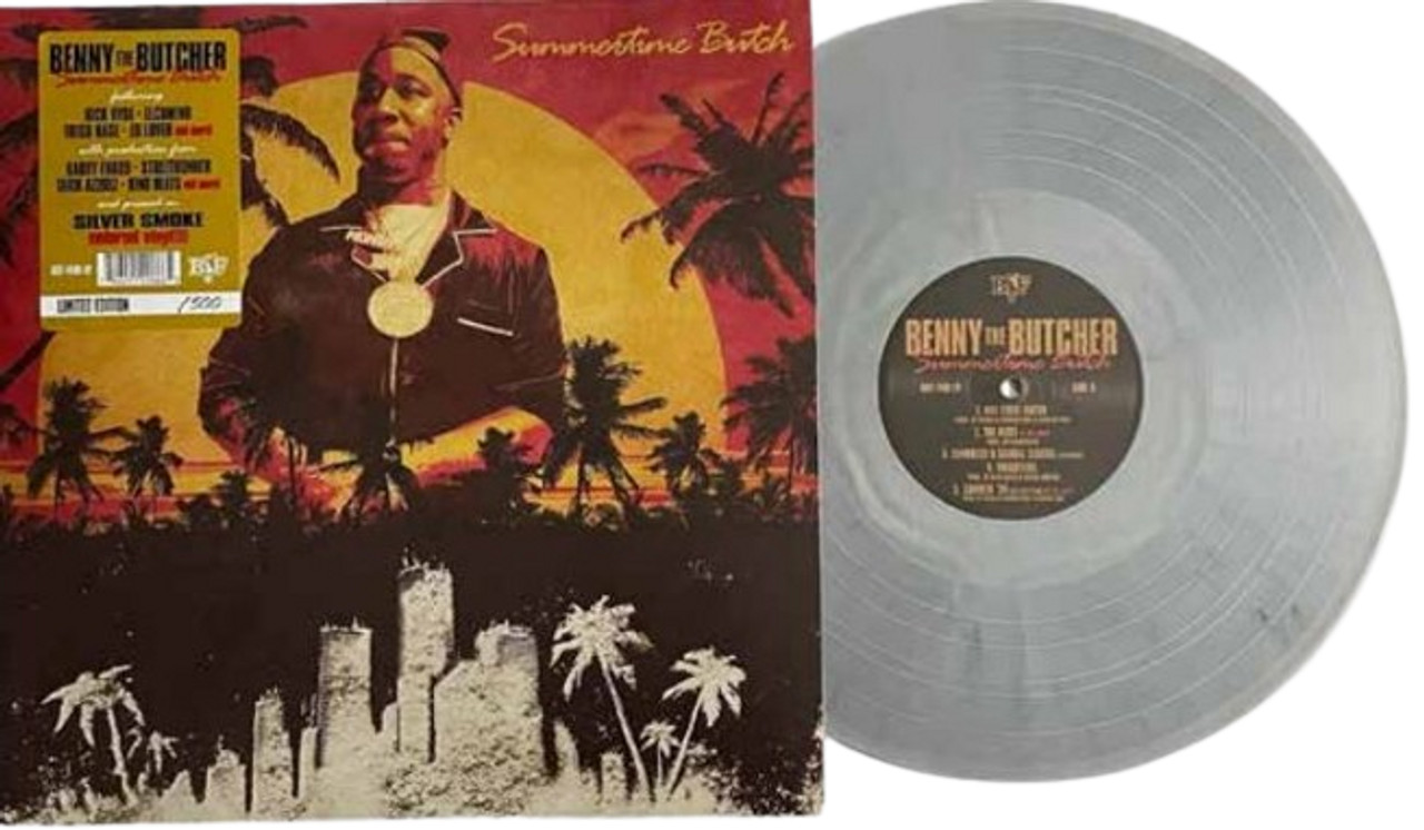独LP Benny (45) & Black Soprano Fam Summertime Butch: Silver Smoke VINYL NXT140LPSILVERV Black Soprano Family 未開封 /00260 Benny The Butcher - Summertime Butch (Silver Smoke) Vinyl Record